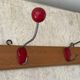 Vintage wooden coat rack from the 50s