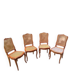 Caned chairs in Louis XV style