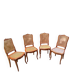 Caned chairs in Louis XV style