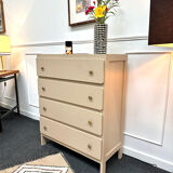Vintage beige chest of drawers