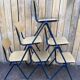 Vintage Galvanitas S35 chair – blue compass frame