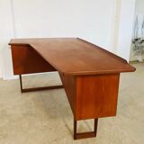 Vintage retro Danish mid-century boomerang desk 1960s
