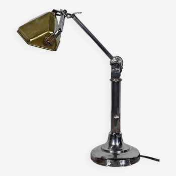 Metal desk lamp, after the pirouett' model, art deco, 1930