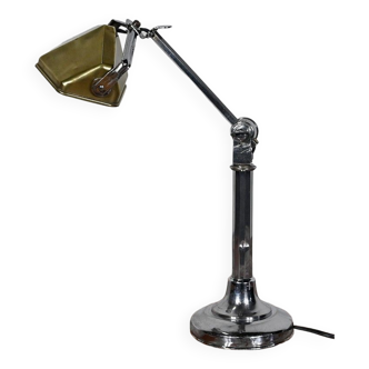 Metal desk lamp, after the pirouett' model, art deco, 1930