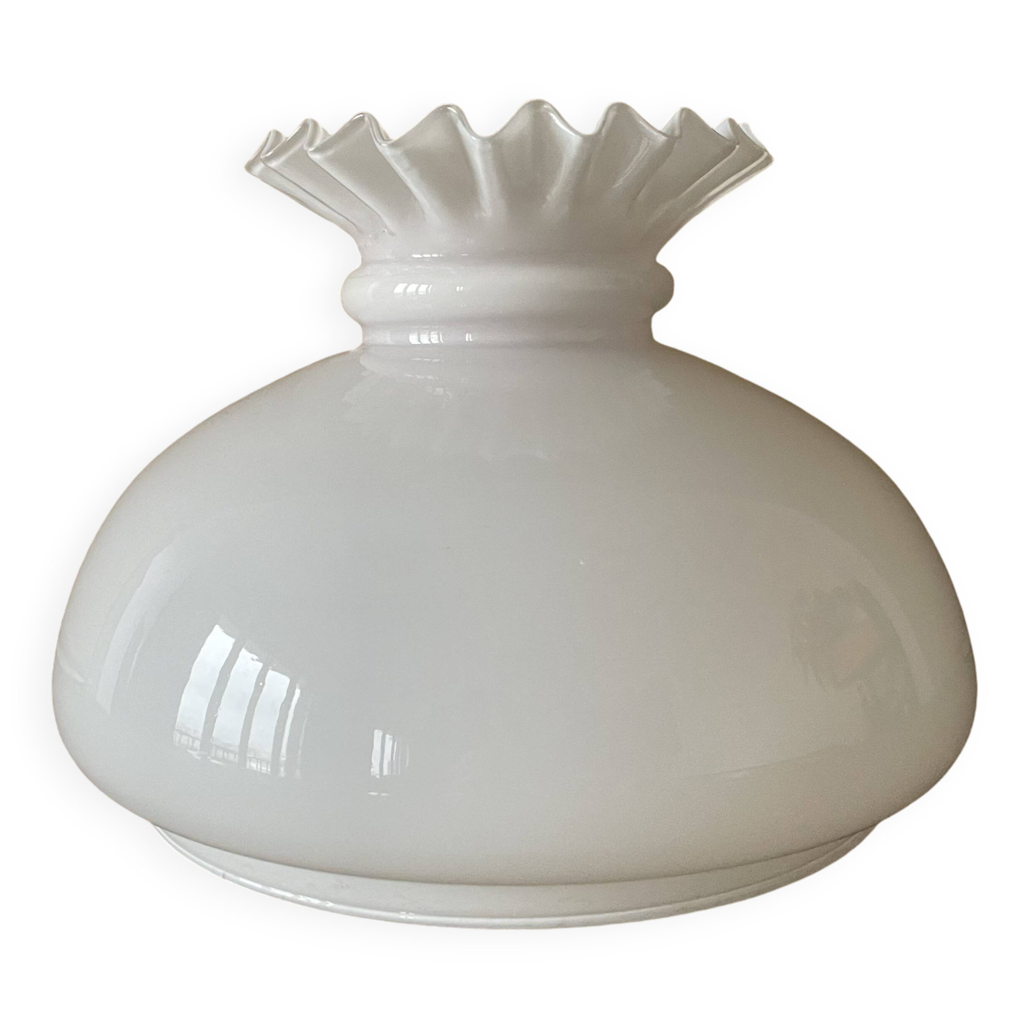 Antique opaline lampshade