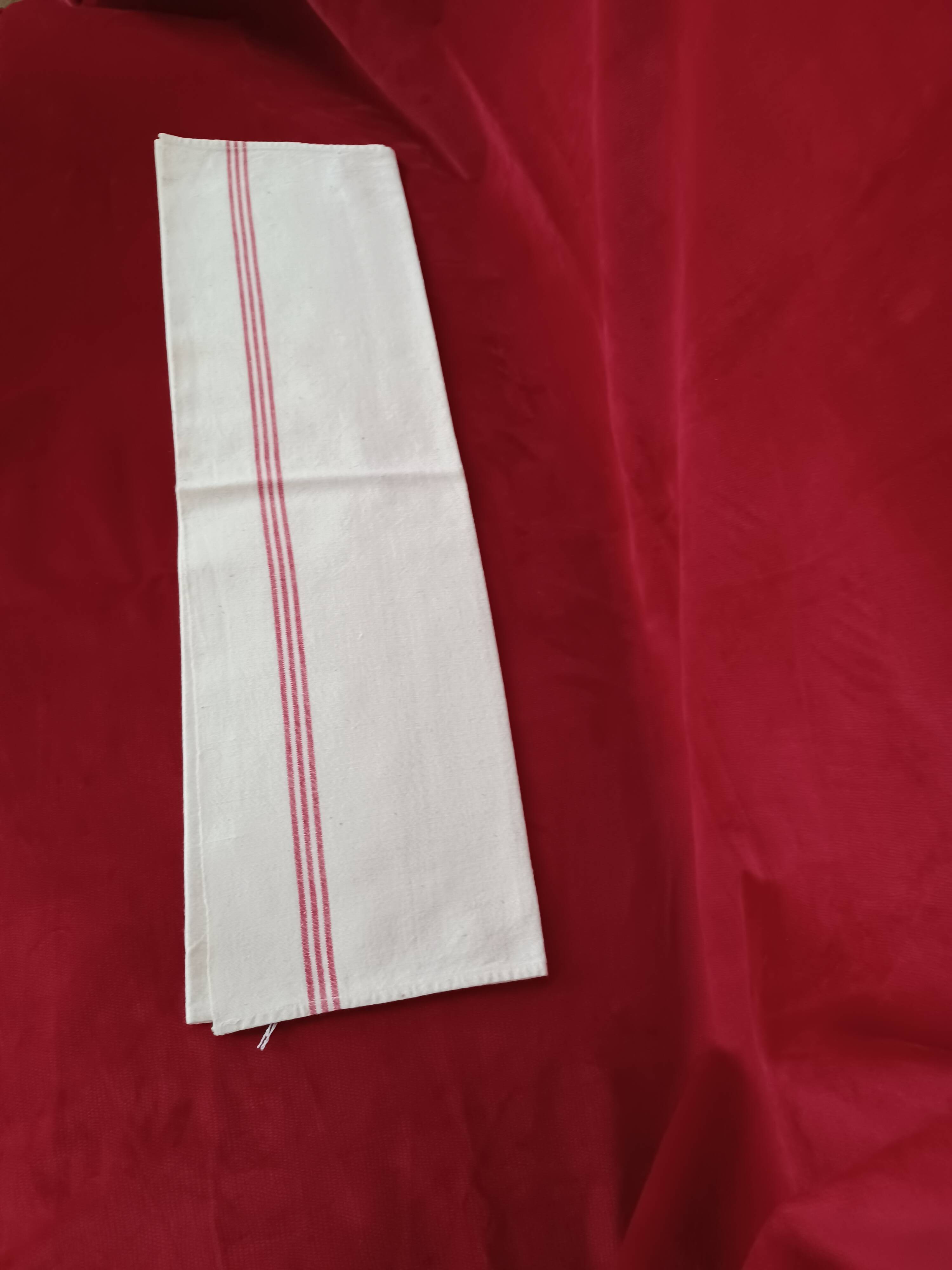 Old red battens tea towels