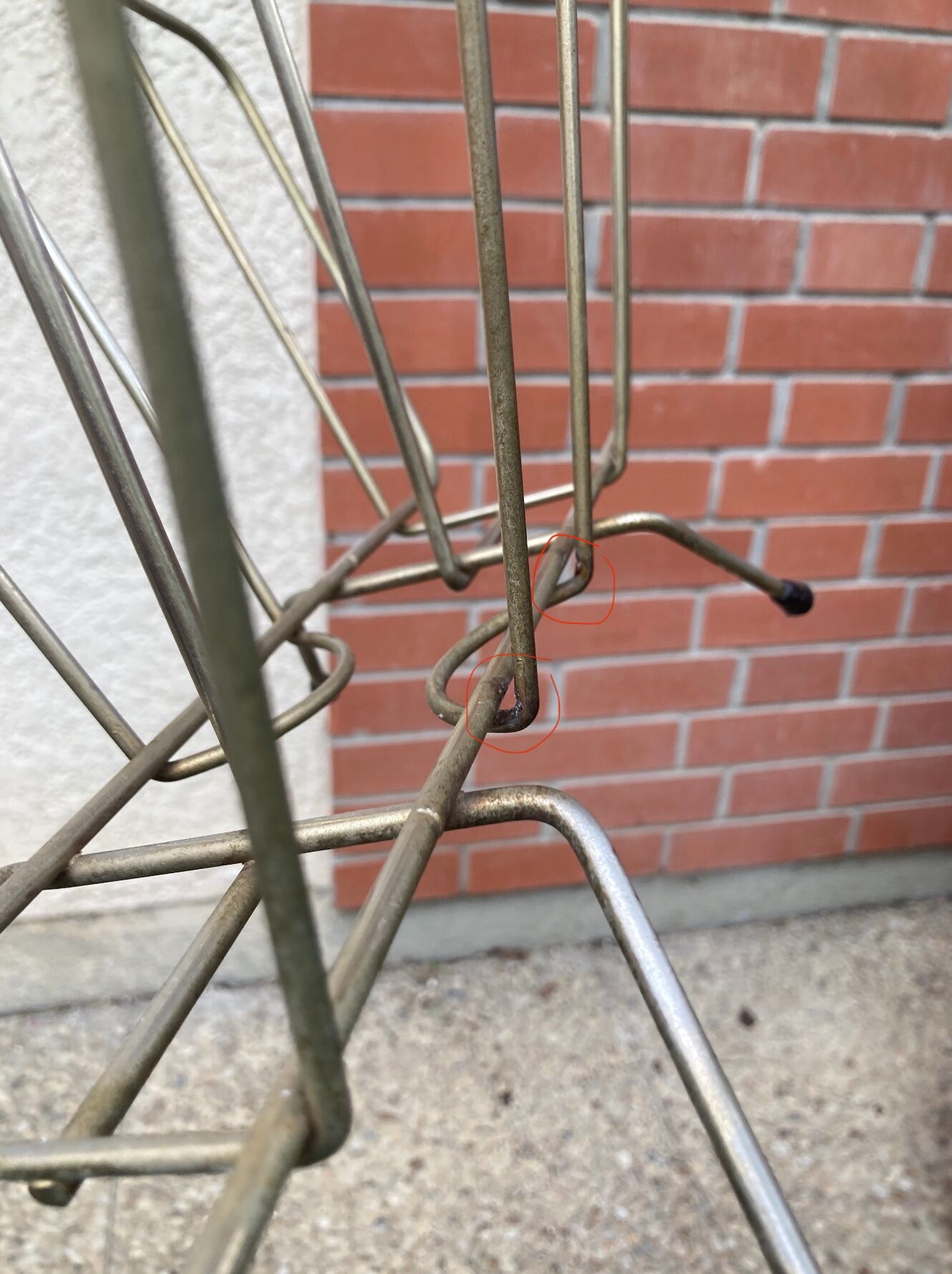 Vintage magazine rack