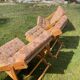 Lot 4 transats en pin Fatöli Kontiki Ikea 1970