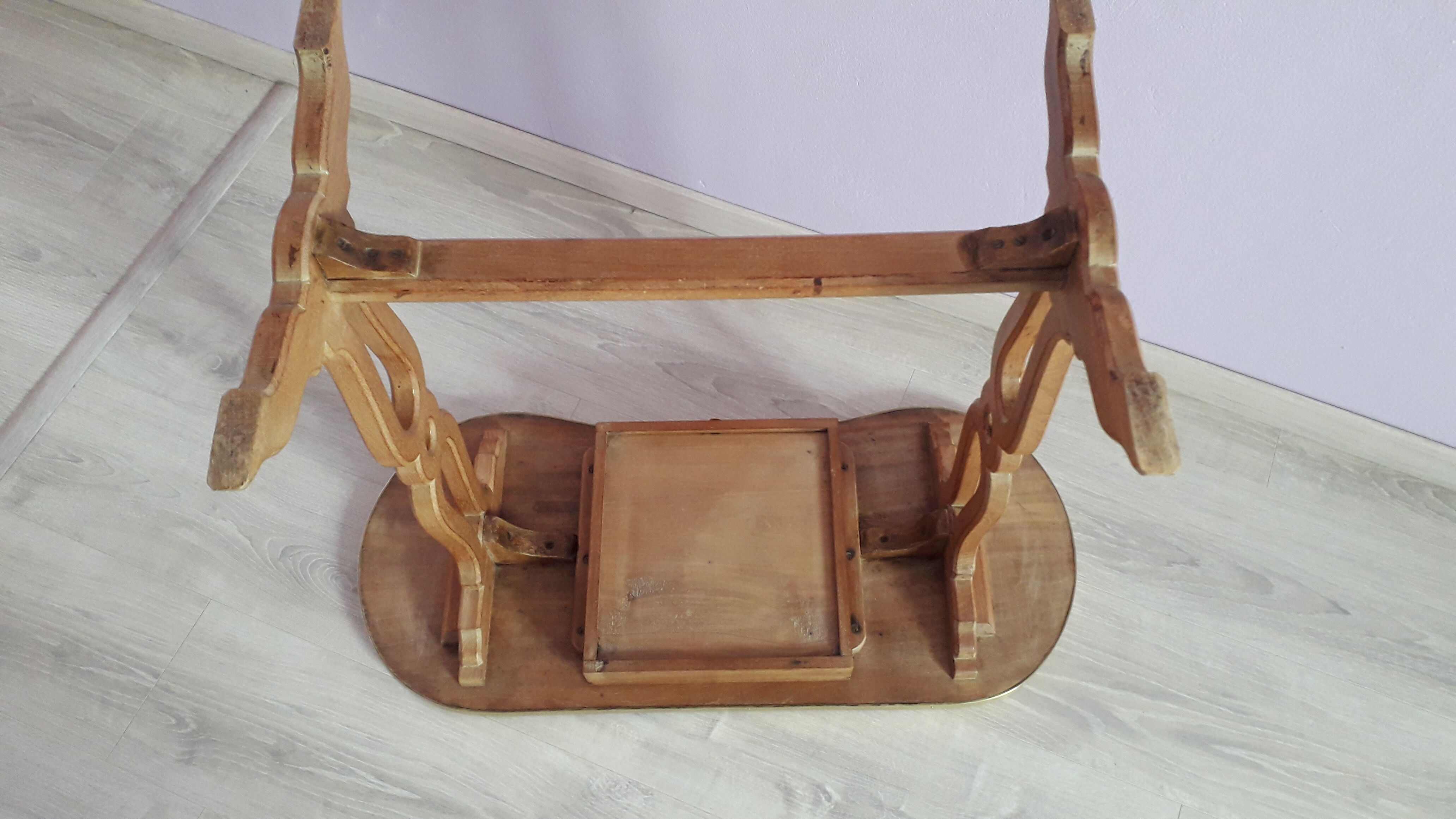 Early 20th century kidney side table