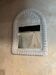 Miroir vintage osier/rotin