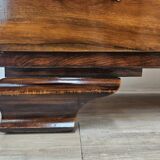 Commode Art Déco en acajou avec quatre tiroirs