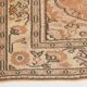 Tapis Oushak Vintage, Laine Fait Main, Beige et Pêche, 168x257 Cm