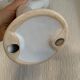 Swedish chandelier white ceramic 3 fires