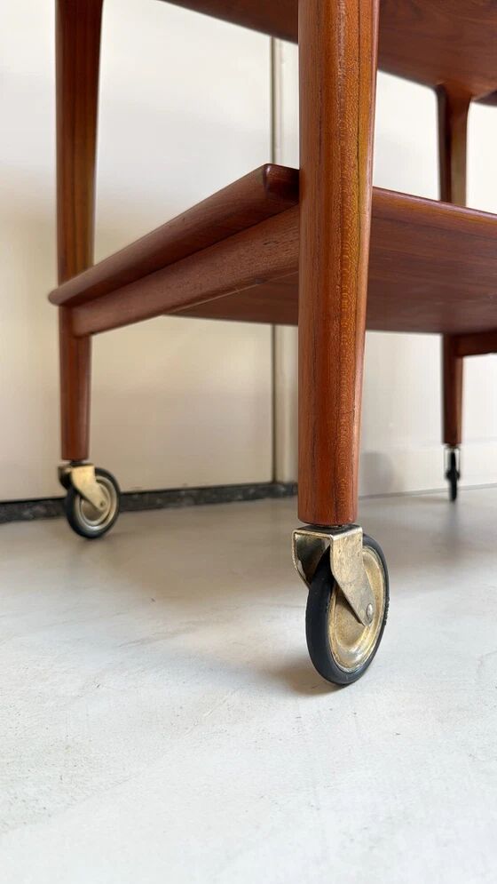 Vintage teak trolley by Niels Otto Møller