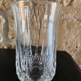 Set of 3 cut glasses - Longchamp style, Cristallerie d'Ar