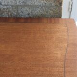 Restored antique console – Haussmannian elegance & velvet finish