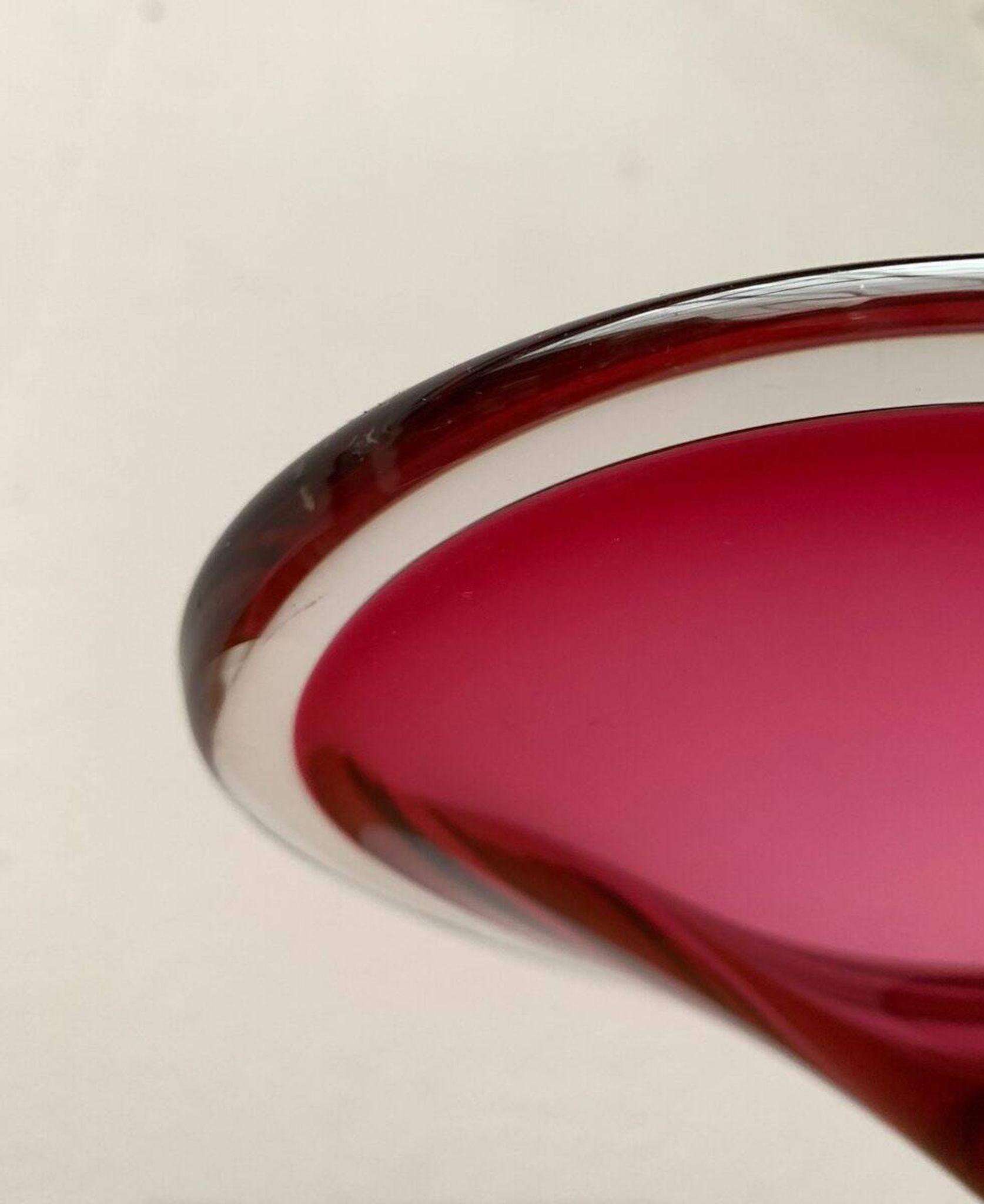 Coupe en verre vintage