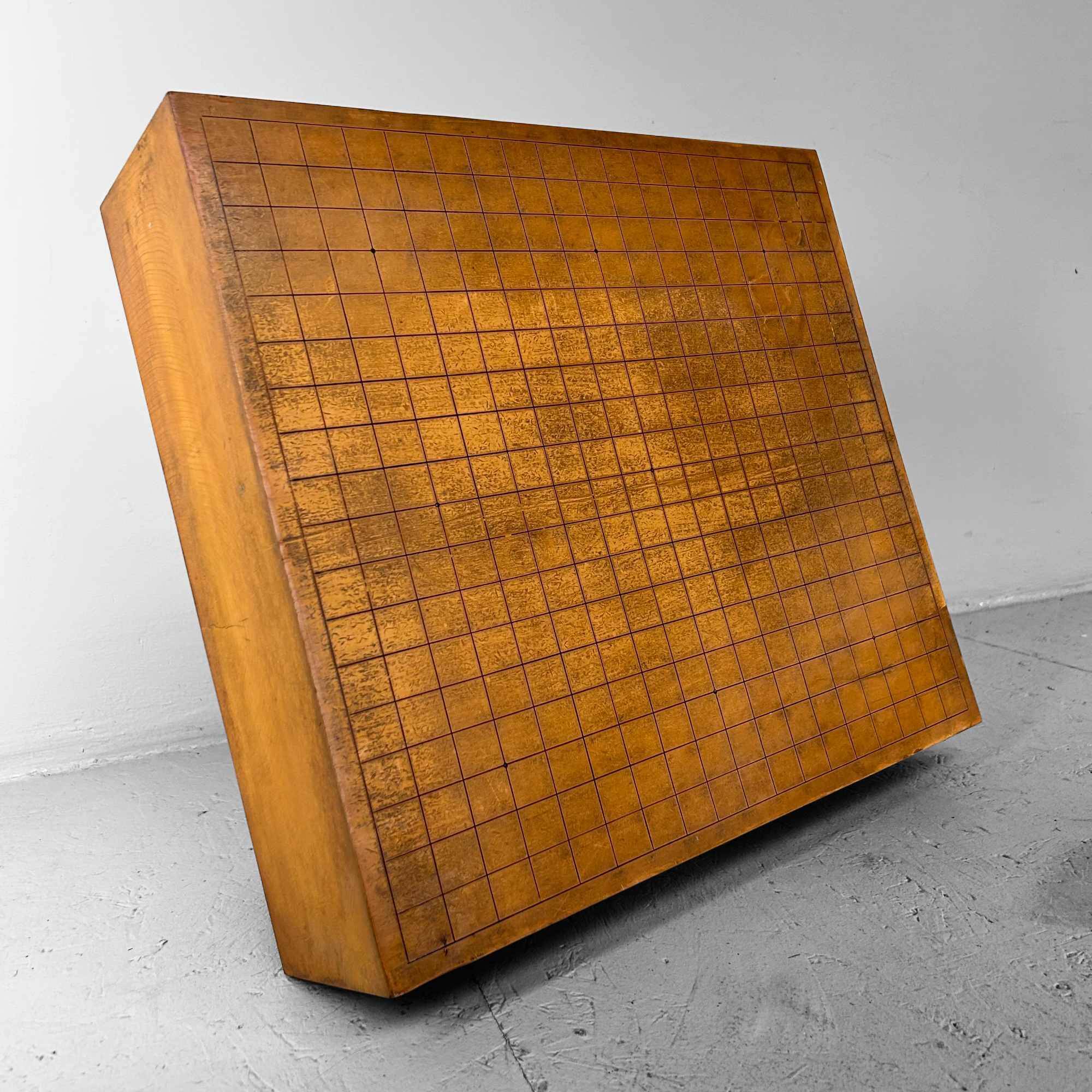 Complete Go Game Board Goban Kaya, 1930s, Japan