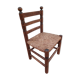 Chaise enfant bois et paille