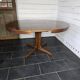 Vintage extendable round table from the 60s