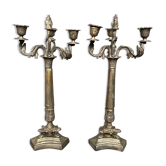 Pair of large candelabras
