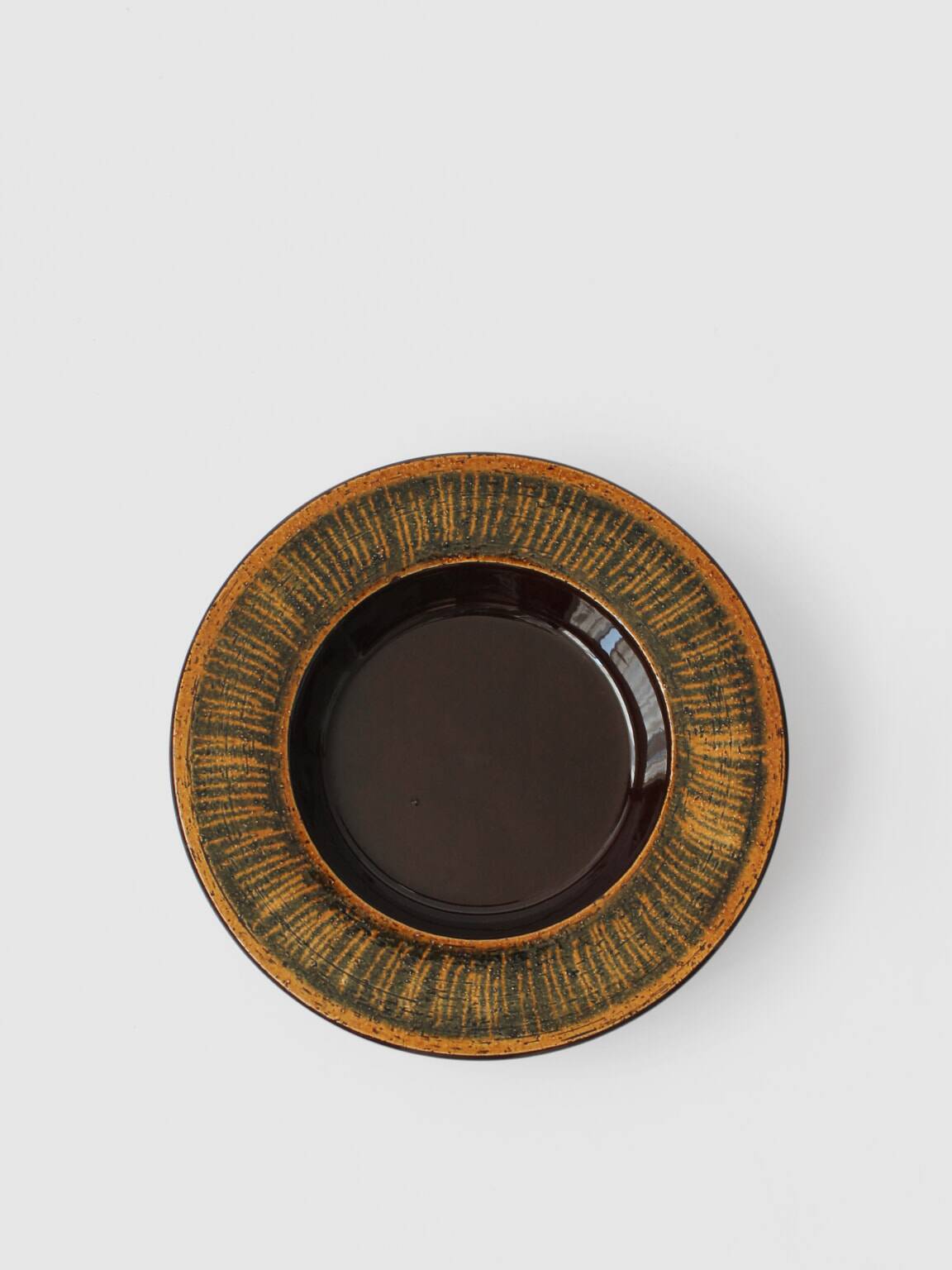 Assiette décorative vintage en céramique Gabriel, Suède, années 1960