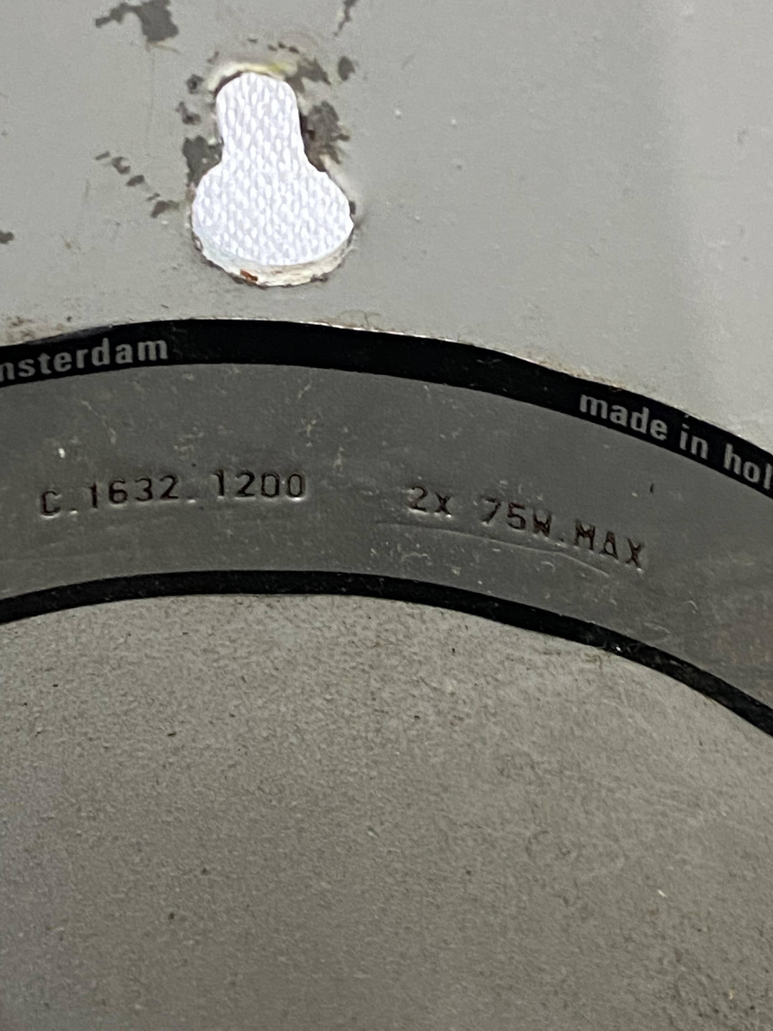 N3 Sconce Fuga XL copper / rosé wall light Raak Komulainen 1970 vintage