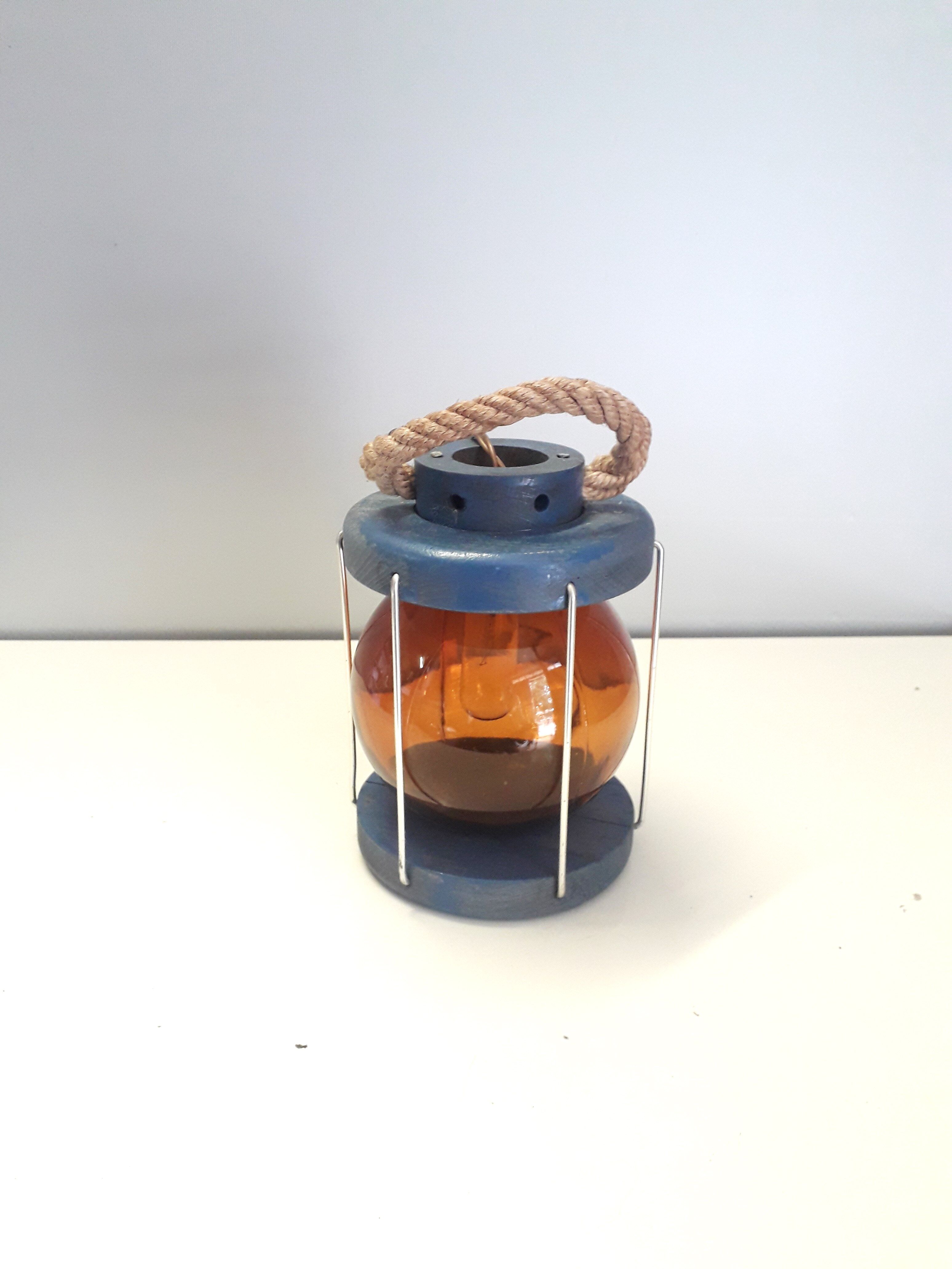 Old marine lamp fishing float boat 1960-70