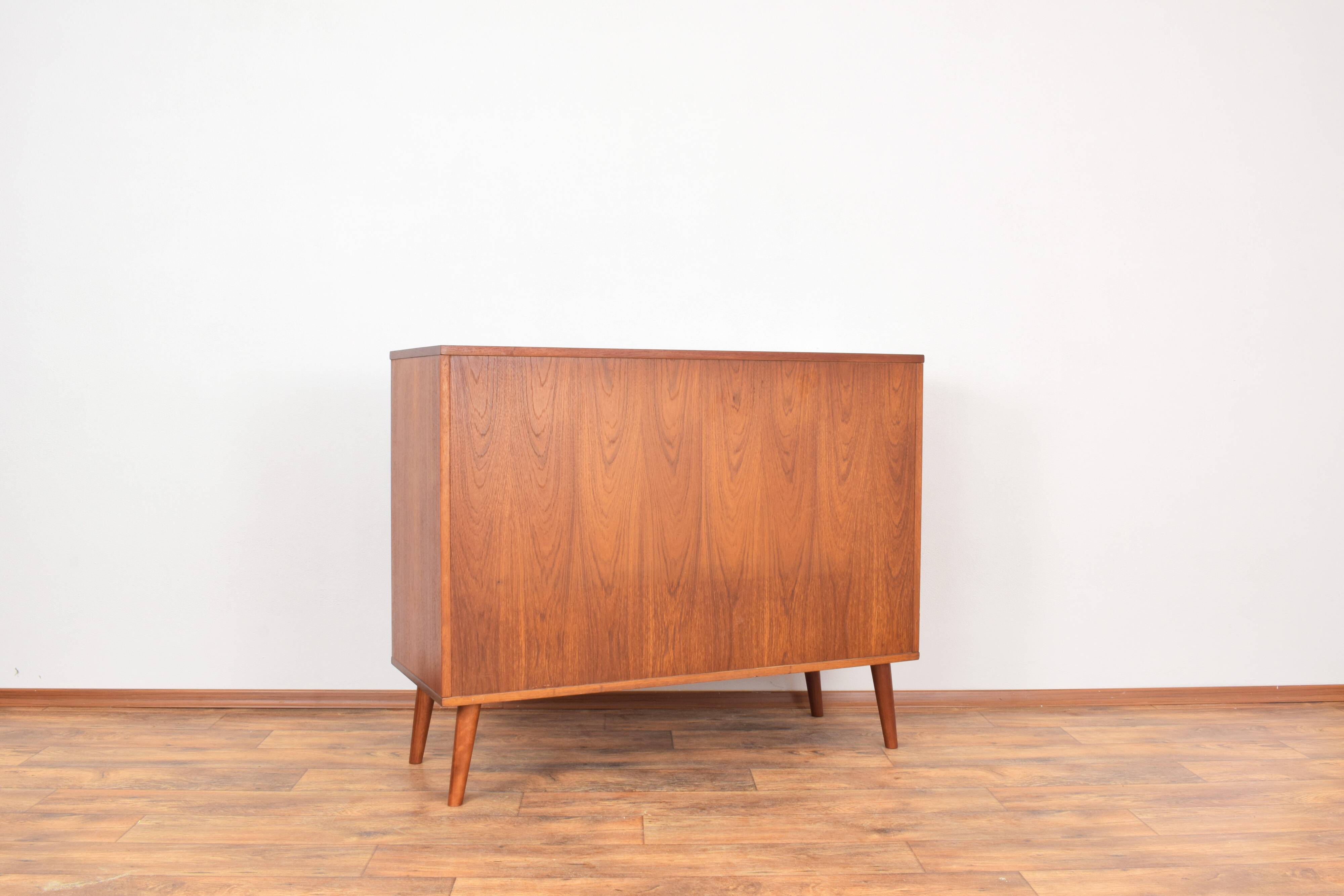 Mid-Century Danish Teak Tambour Doors Sideboard, 1960s.
