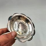 Silver-plated butter dish