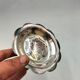 Silver-plated butter dish