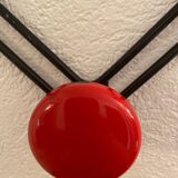 Metal "w" coat rack with 5 hooks