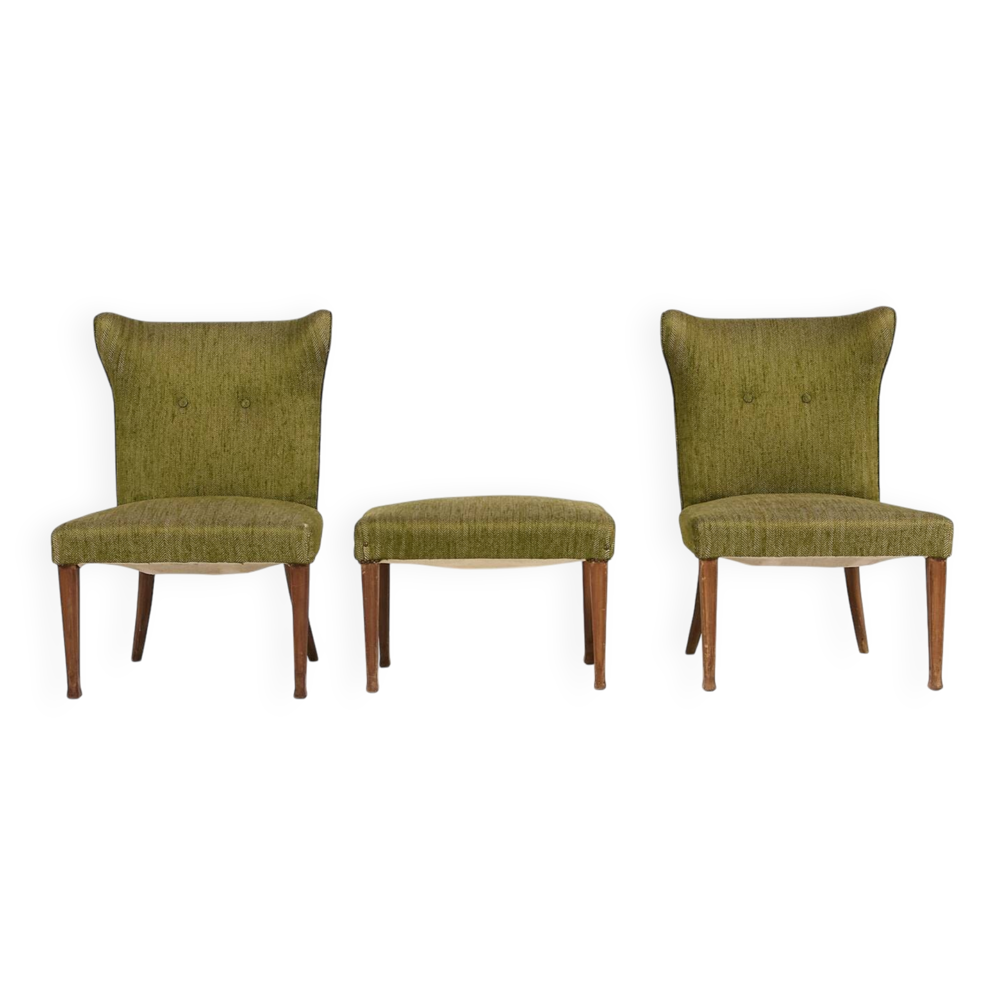 1960’s Italian Mid-Century Modern pair of chairs