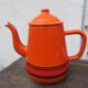 Vintage orange coffee maker