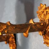 Pair of wall light  bronze "Torches / torches" early twentieth century