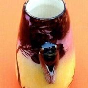 Years 1921-1959 Polychrome earthenware of Marseille Saint-Jean-du-désert Vase with cicada