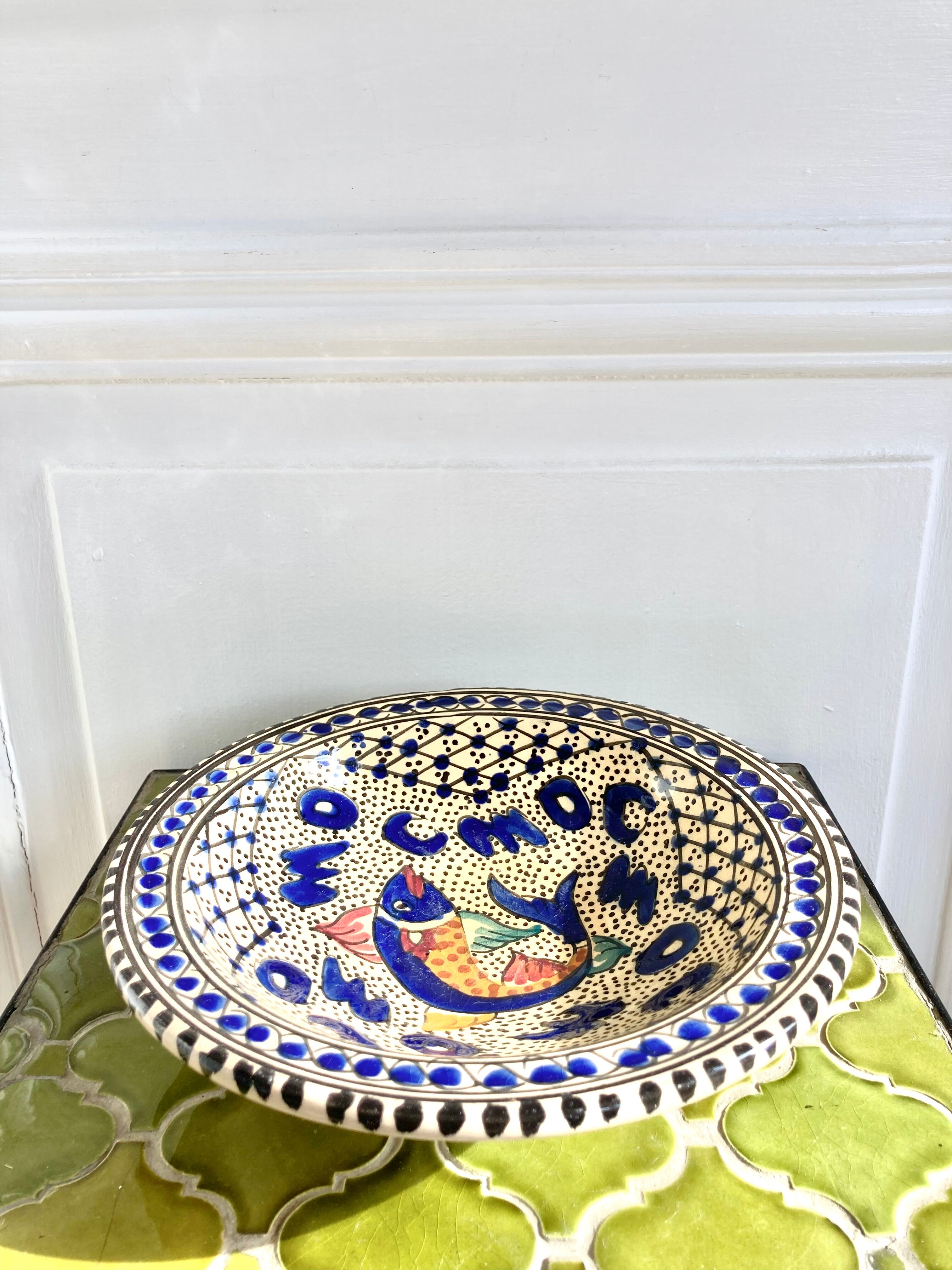 Empty pocket ceramic cut decoration fish