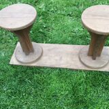 Wooden bench