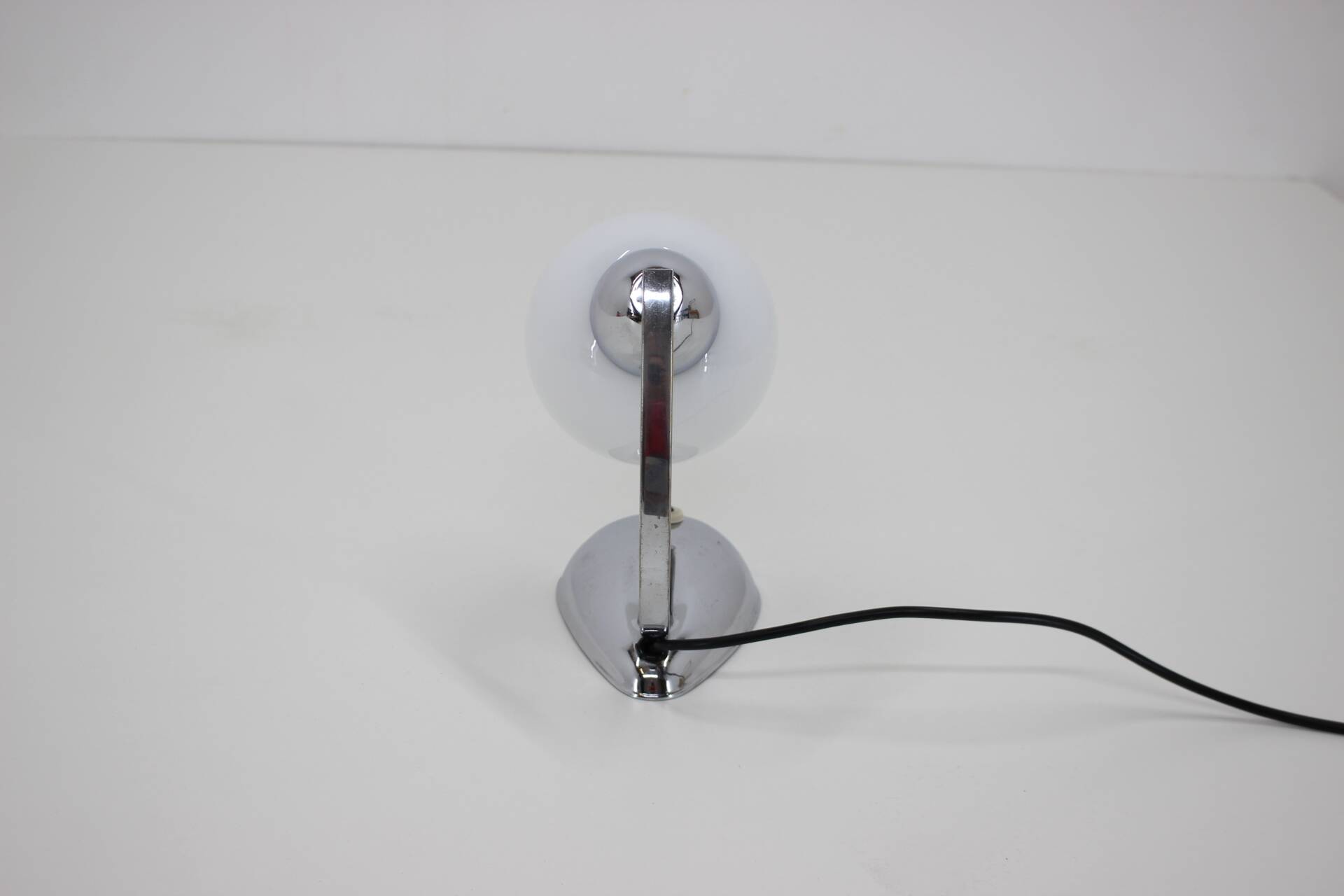 1950s chrome table lamp, Czechoslovakia