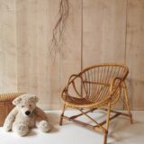 Rattan armchair