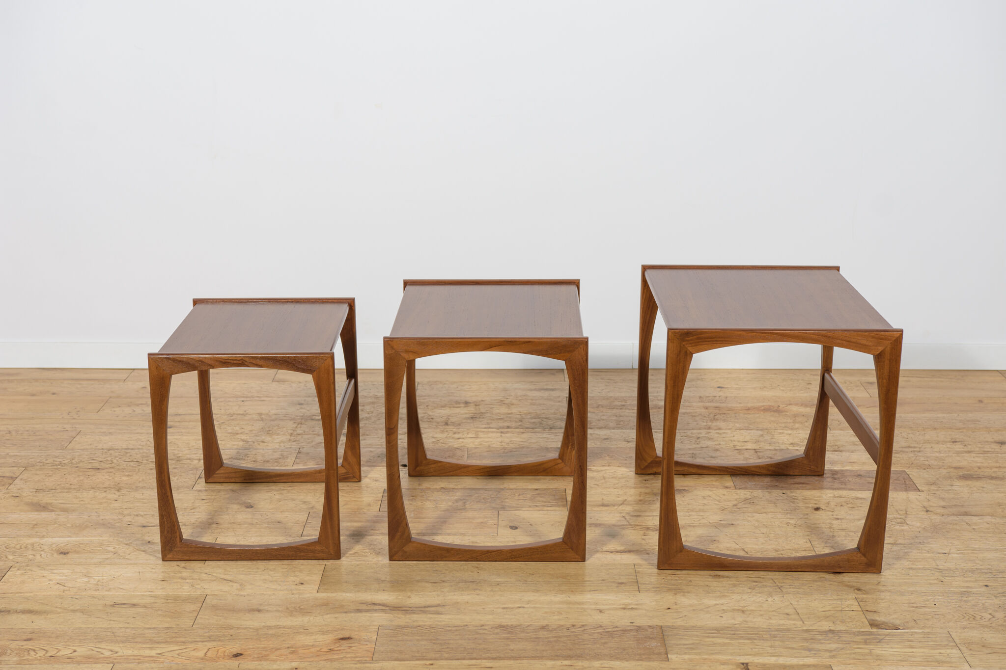 Mid-Century Modern Teak Nesting Tables Designed by R. Bennett for G-Plan, United Kingdom, 1960s