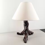 Brutalist lamp in vine stock / art brut / vintage / 50s / Mid-Century / decoration