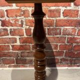 Wooden pedestal table