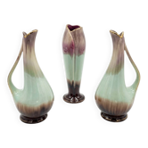 Trio of Scheurich Vases "Gold Edition" – West Germany – 1960 – Condition Mu
