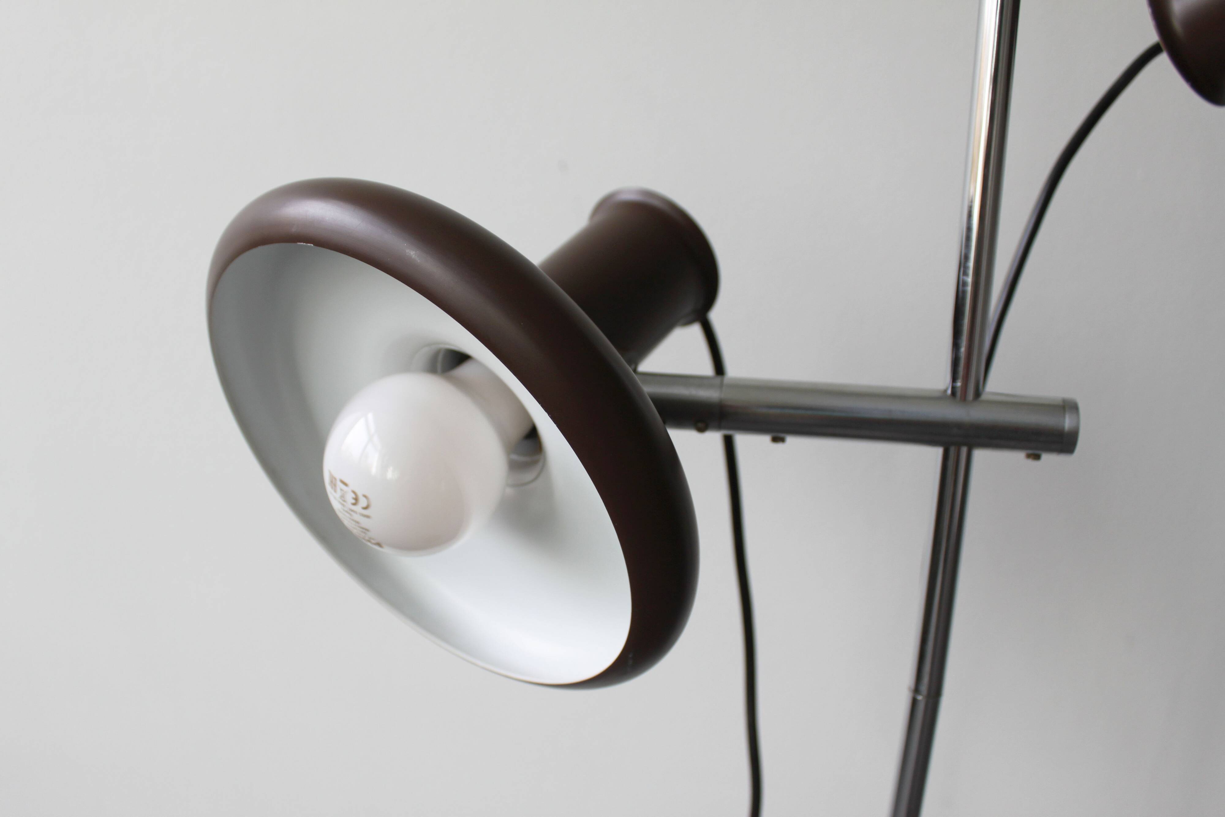 Optima 5 Floor Lamp, Fog & Mørup, Denmark, 1973.