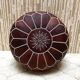 Handmade Moroccan Leather Pouf