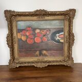 Oil on panel, still life, signed L.Blanckaert