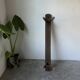 Small solid walnut farm bench, 1950s