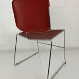 Chaise bureau rouge