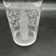 Lourdes souvenir cup engraved with acid